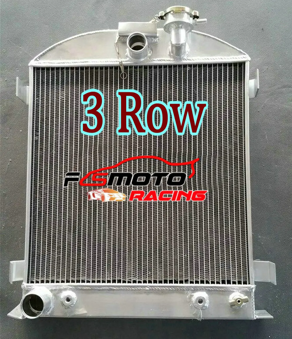 Алюминиевый радиатор для 1932 Ford Model A LOW BOY STREET ROD с двигателем V8 302 AT/MT 3.3L 32 1931