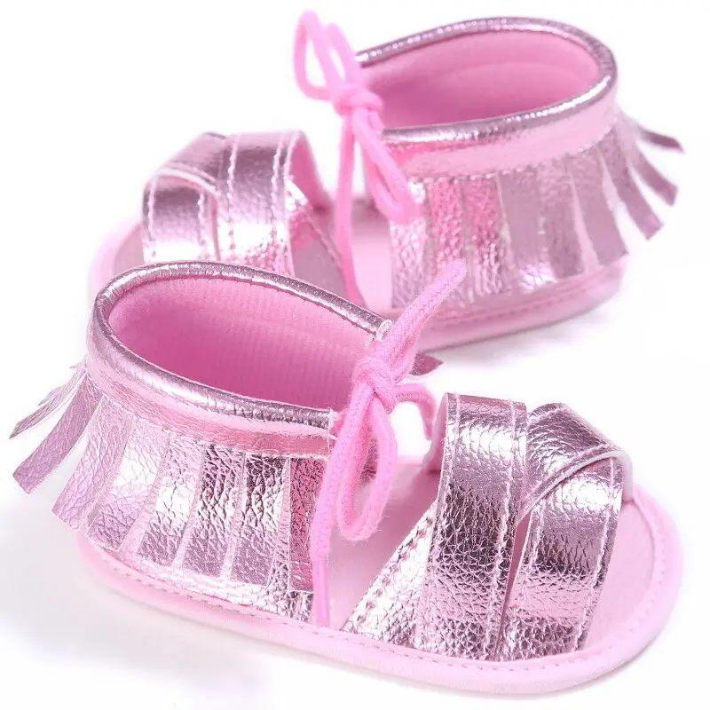 Новинка 2020 модные сандалии для новорожденных девочек милая обувь принцессы с