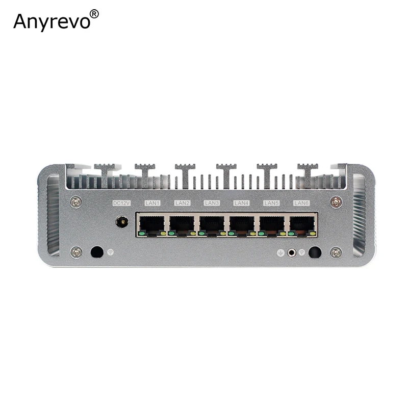 

8th Gen Fanless Industrial PC Intel Core i3-8130U i5-8250U i7-8550U 3865U Firewall Router pfSense Server 6 LAN RS232 AES-NI