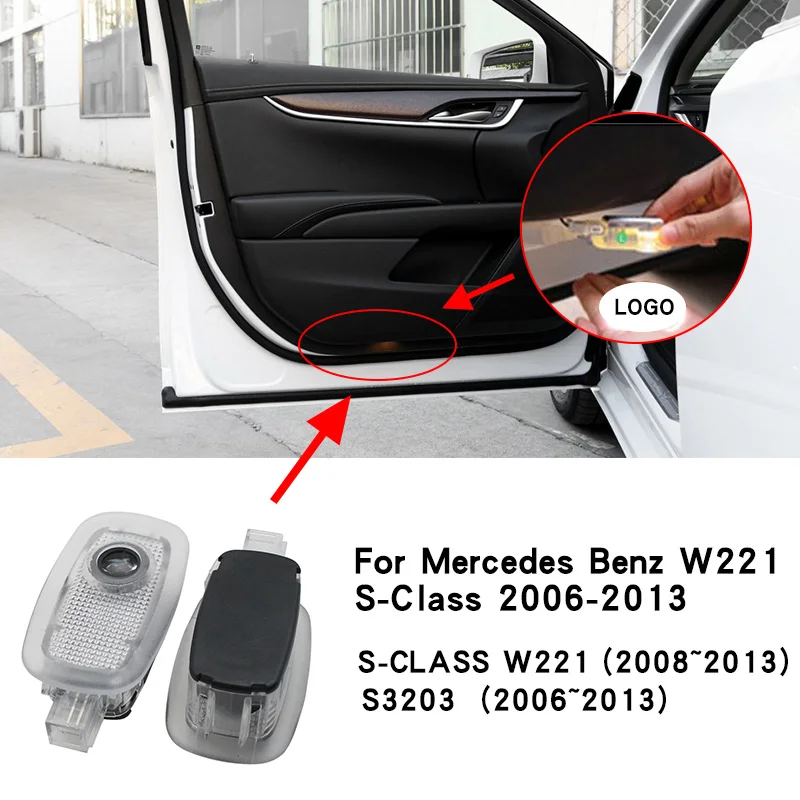 2 шт. светодиодный двери автомобиля Добро пожаловать светильник s Предоставлено