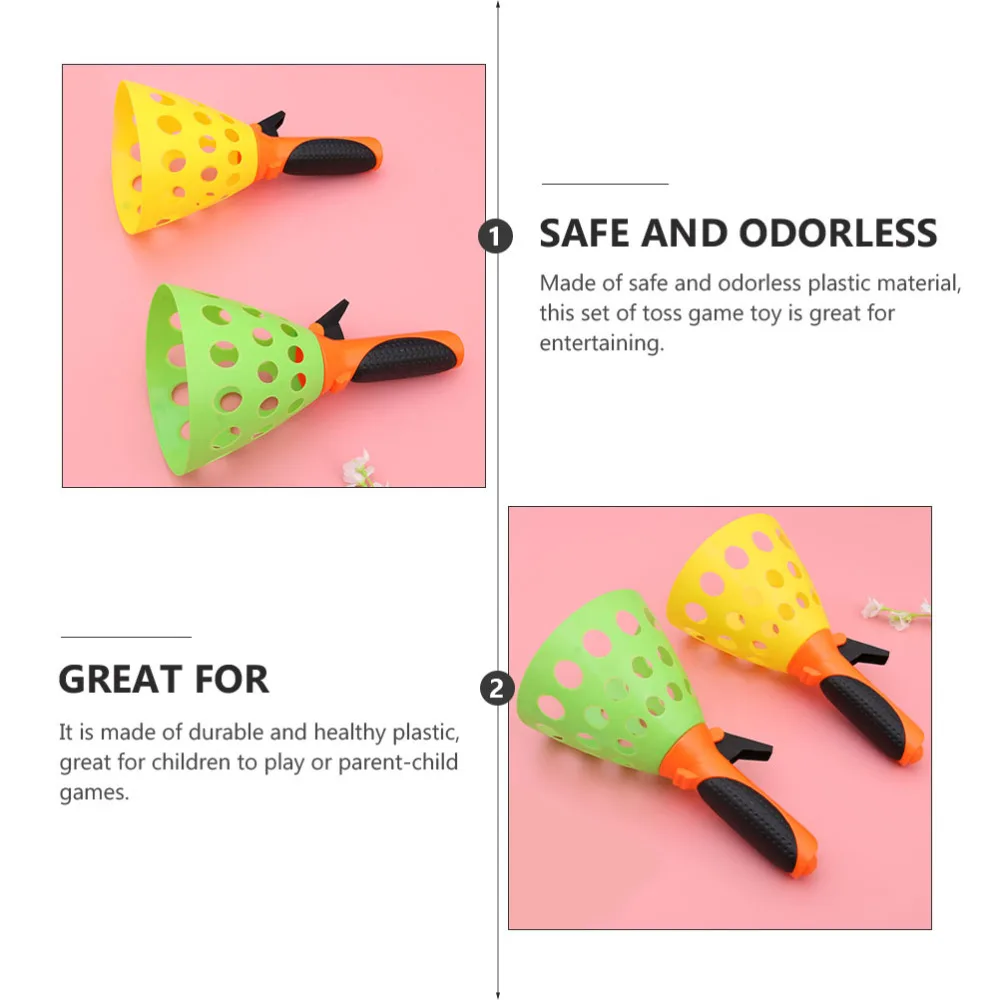 

3 Pairs Launch Throw Catch Set Catch Game with Click and Toss Game