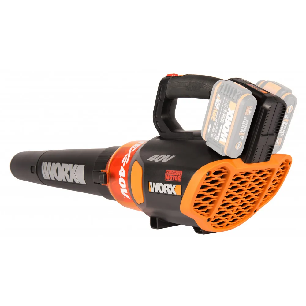 Воздуходувка аккумуляторная WORX WG584E.9 бесщеточная 145км/ч 40В без АКБ и ЗУ