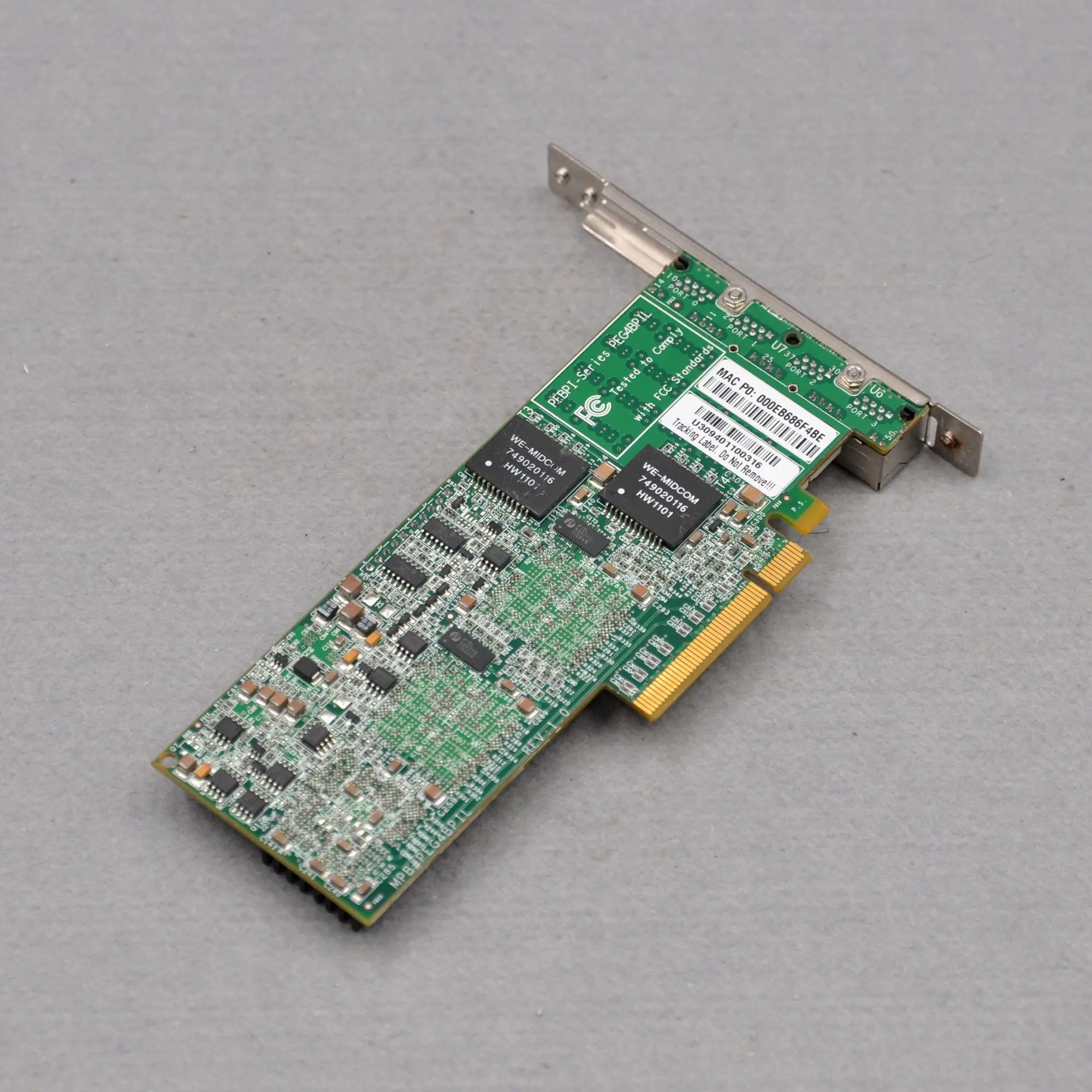 

PEG4BPIL Quad Port Copper Gigabit PCI-E Bypass Mode Server Network Card