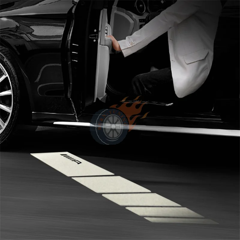 

2X LED Rearview Mirror Lights For Mercedes W205 W212 W213 W222 W253 Car Door Lamp Ambient Carpet Light For AMG Laser Projector