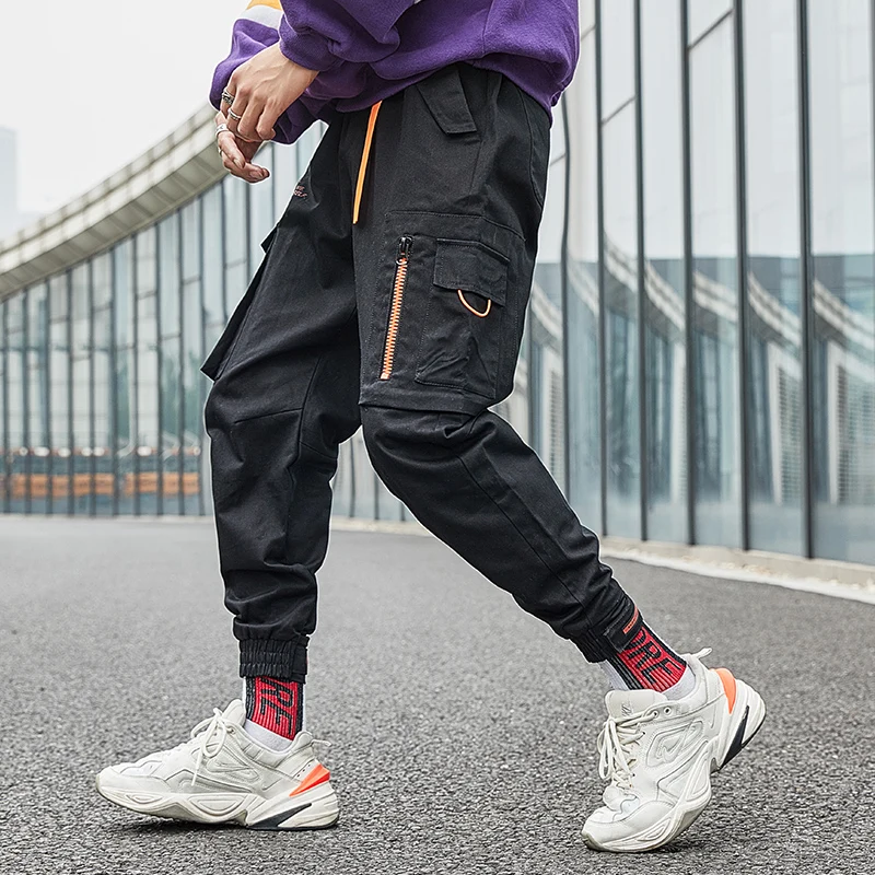 Мужские брюки карго 2020 стиль сафари джоггеры мужские хип-хоп повседневные