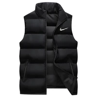 fallwinter cotton vest stand collar cotton padded i%d0%banike%d1%81 jacket sleeveless vest down padded jacket plus size mens jacket