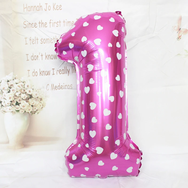 1 шт. декоративные фольгированные шары в виде цифр | Дом и сад