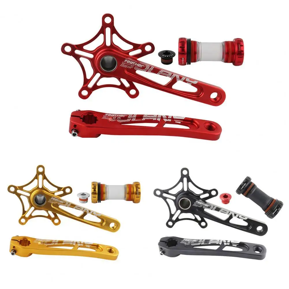 

1 компл. Кривошип с ЧПУ обработка полый резной Алюминиевый Сплав Широкие края зеркальная полировка велосипедный Кривошип для велоспорта шн...