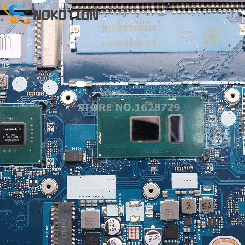 NOKOTION материнская плата для ноутбука lenovo ideapad 320S-15IKB CIUYA YB SA SB SD LA-E541P основная плата SR341 i7-7500U процессор 920MX GPU