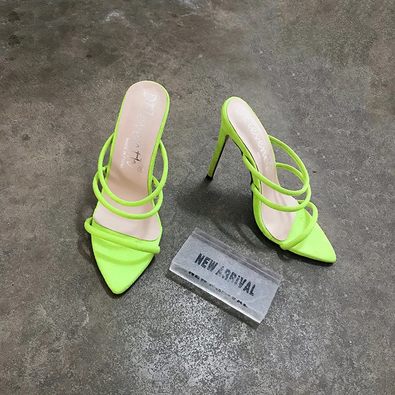

Candy bright cut out Roman high heels large women's shoes size 43