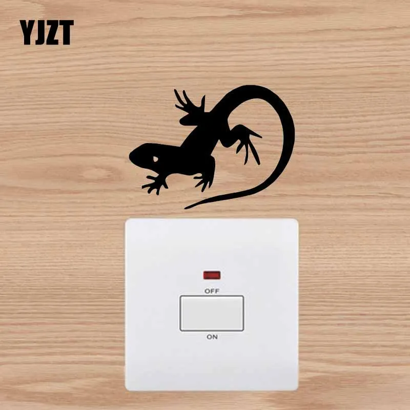 YJZT рептилий настенный стикер для выключателя виниловые наклейки в виде