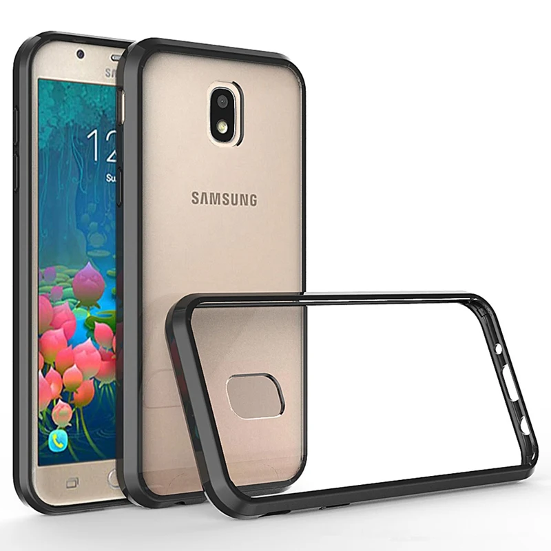 

Soft Silicon TPU/PC Case For Samsung Galaxy J5 2017 J530F Fundas Capa Shockproof Crystal Clear Hard Back Cover For J5Pro 2017