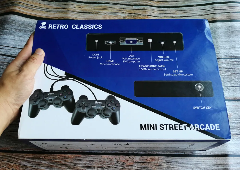 Новая версия ТВ игровой ящик встроенный в 1500/3100 большие аркадные игры HDMI/VGA выход беспроводной геймпад видео игровые консоли
