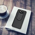 Чехол для Xiaomi Poco X3 Pro, защитный чехол Nillkin Camshield для сдвижной камеры, чехол для Xiaomi Poco X3 NFC X3 GT, задняя крышка для объектива
