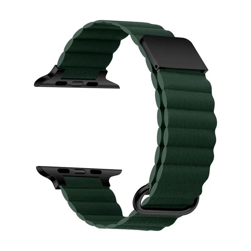 Ремешок кожаный для iwatch Series 7 SE 6 5 4 3 2 41 мм 45 роскошный умный Браслет Apple Watch 38 42 44 40 |