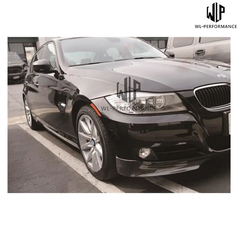 E90 высококачественные боковые разветвители переднего бампера из углеродного