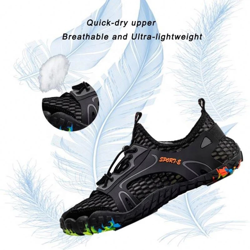 JIEMIAO Man Women Trekking Hiking Shoes Non-slip Outdoor Climbing Quick Dry Water Shoes Waterproof Upstream Shoes Size 35-47