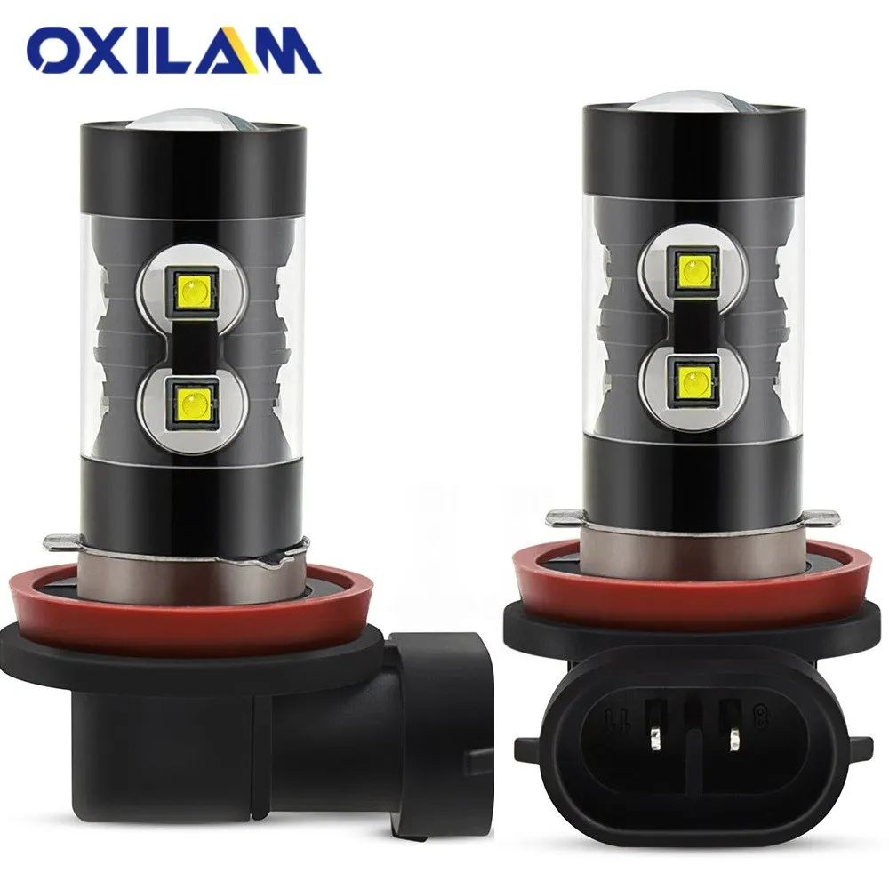 OXILAM 2x Canbus H9 H8 H11 светодиодный туман светильник лампы LED DRL для Mercedes Benz W203 W211 W204 W210 CLA
