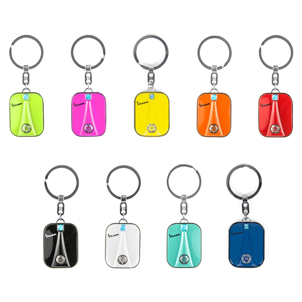 

Fashion Stainless Steel Key Ring Keychain Scooter for VESPA Piaggio GTS GTV LX LVX PX Sprint Primavera GTS300 Moto Accessories