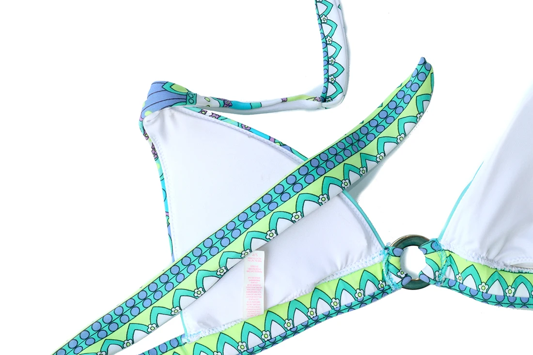 Летний сексуальный купальник дизайнерский женский бикини для девушек синий с