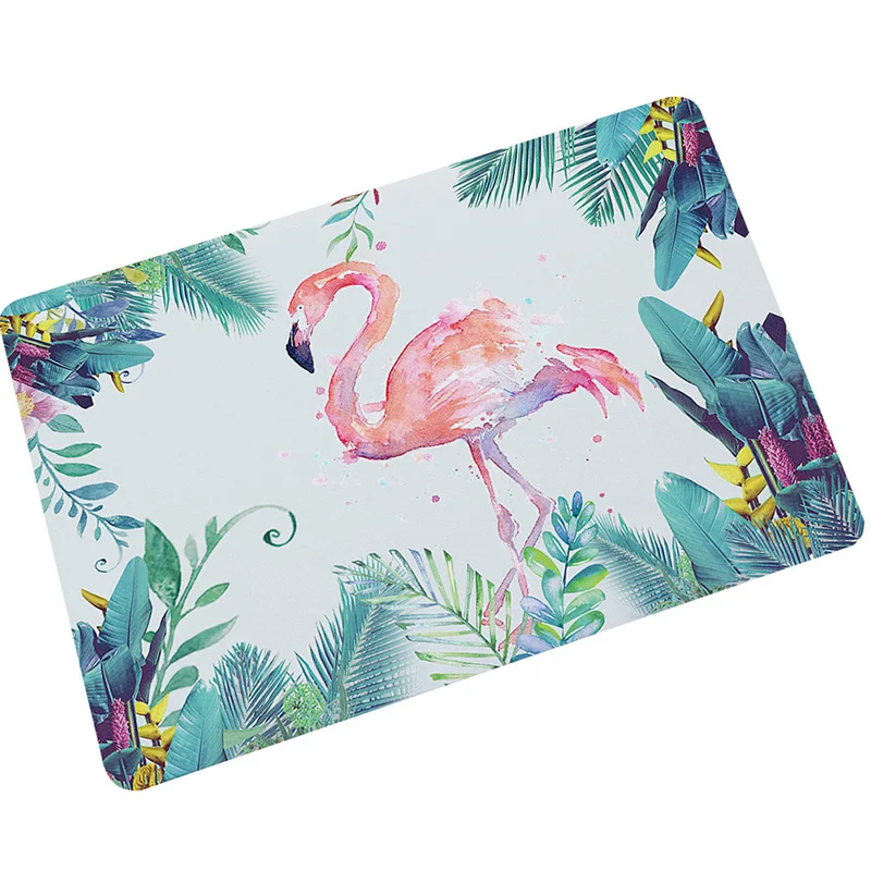 Zeegle Коврик для двери с изображением листьев кухонный коврик пола