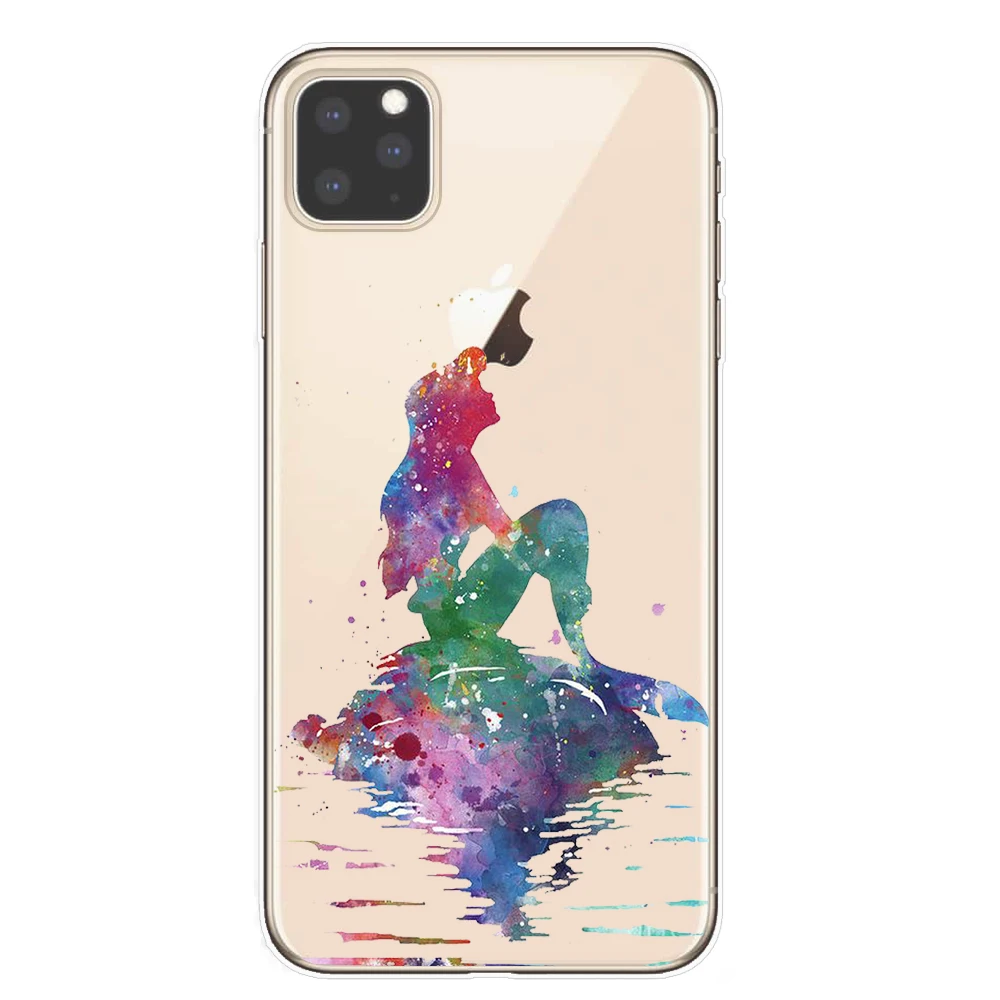 Чехол с русалкой для iPhone 11 Pro XS чехол для MAX XR для iPhone 8 7 6 6S Plus 5S SE чехол