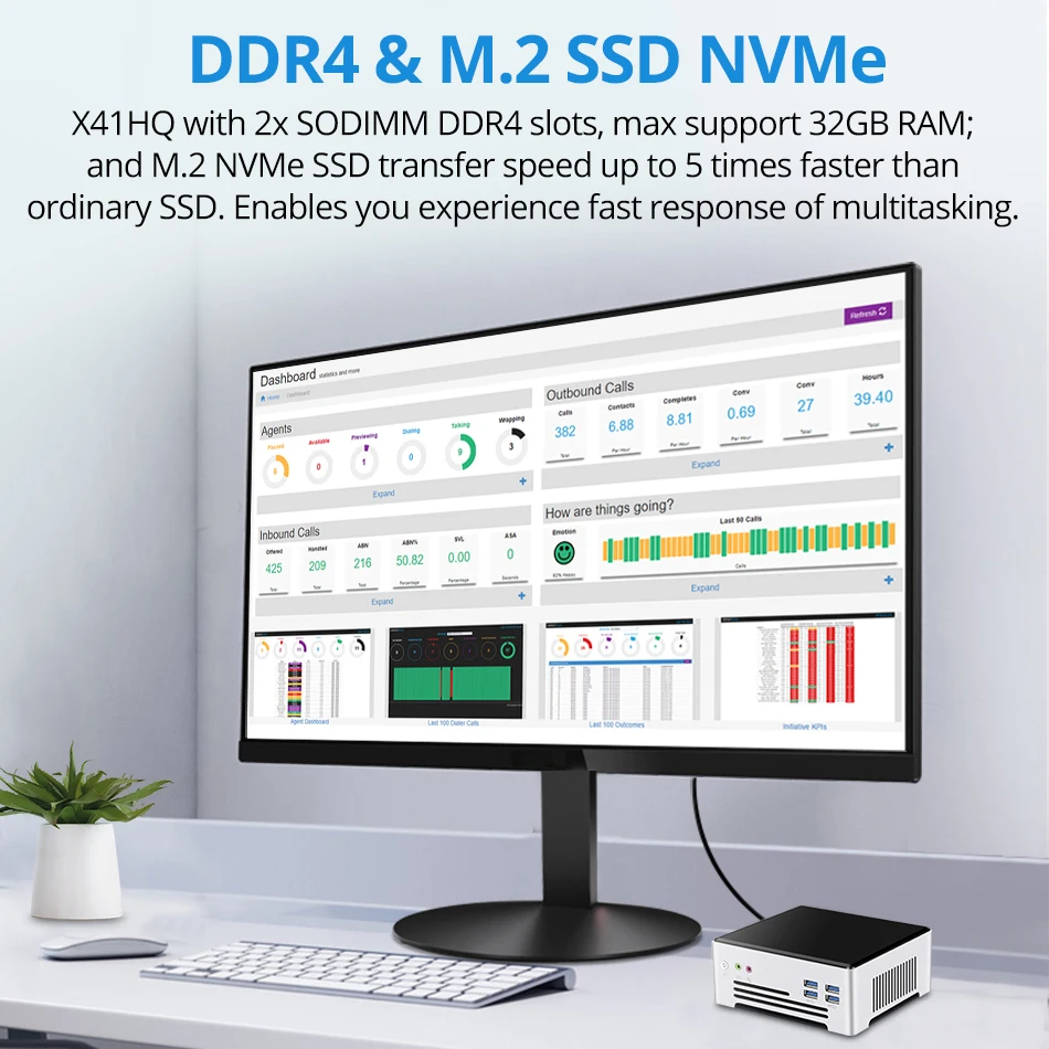 XCY мини-ПК Intel Core i9 9880H 8 ядер 16 Гб DDR4 1 ТБ M.2 SSD Windows 10 2 4G/5 0G WiFi 4K UHD HDMI DP двойной Ethernet