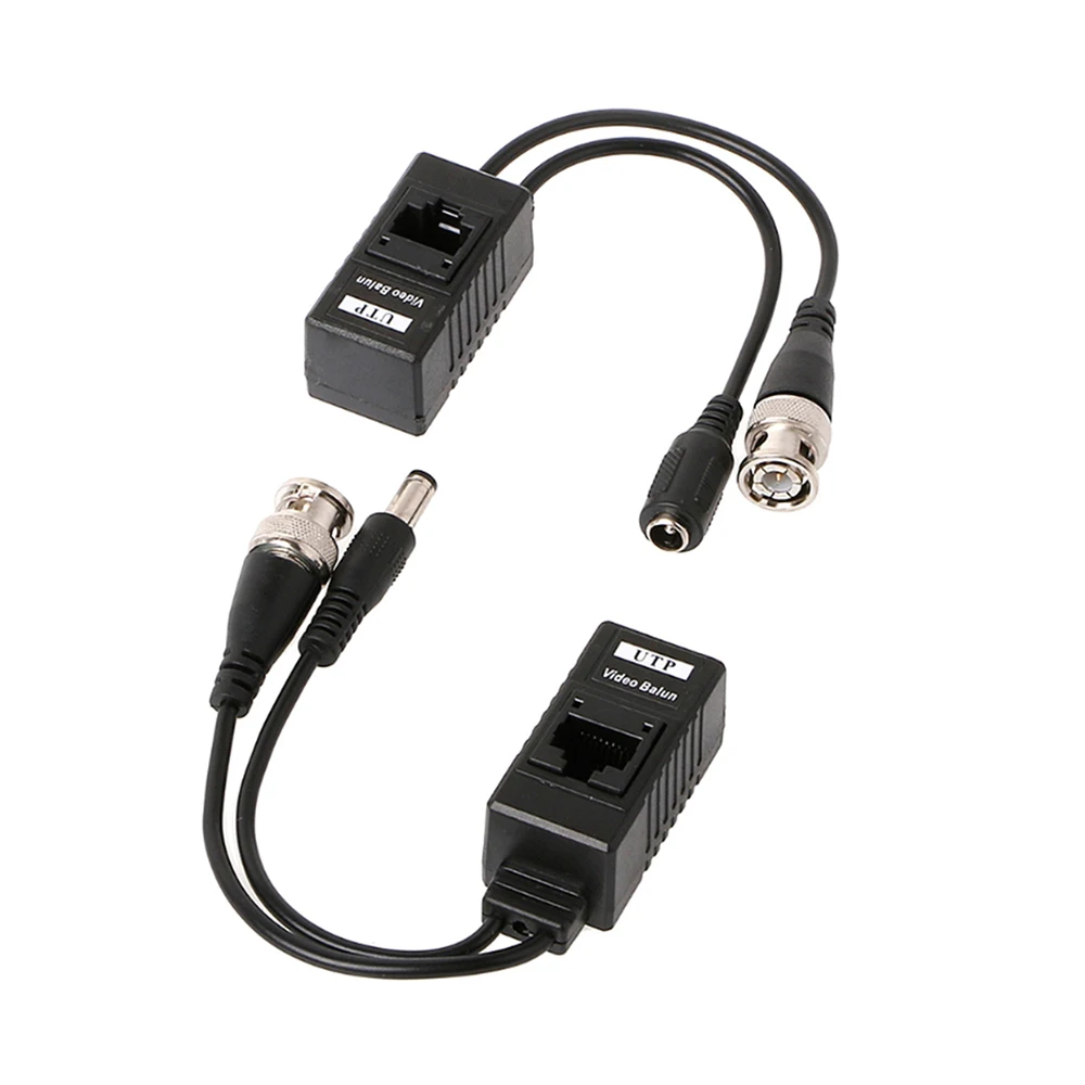 

Пассивный трансивер BNC/RJ45 с аудио-симметрированием для камеры видеонаблюдения, для системы видеонаблюдения Full HD, 1 пара