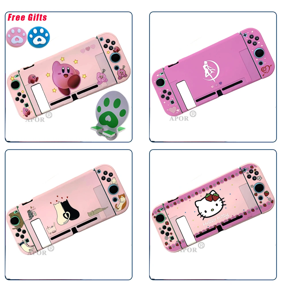 Горячий дизайн цветной чехол для Nintendo Switch 10 шаблон жесткий защитный NS Swich консоль