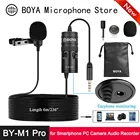 Петличный микрофон BOYA BY-M1 Pro, 10 дБ, монитор 6 м, микрофон для iPhone, HUAWEI, OPPO, VIVO, XIAOMI, смартфонов, ПК, камер, аудиозаписывающих устройств