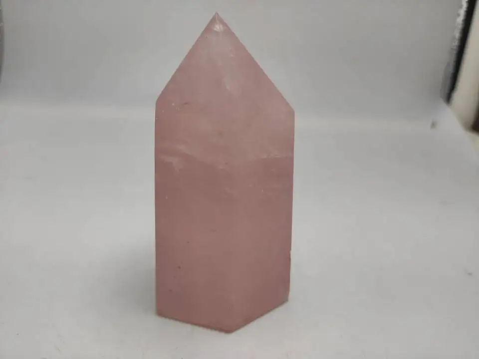 1 шт. натуральный розовый хрустальный столб розовые кварцевые обелиски