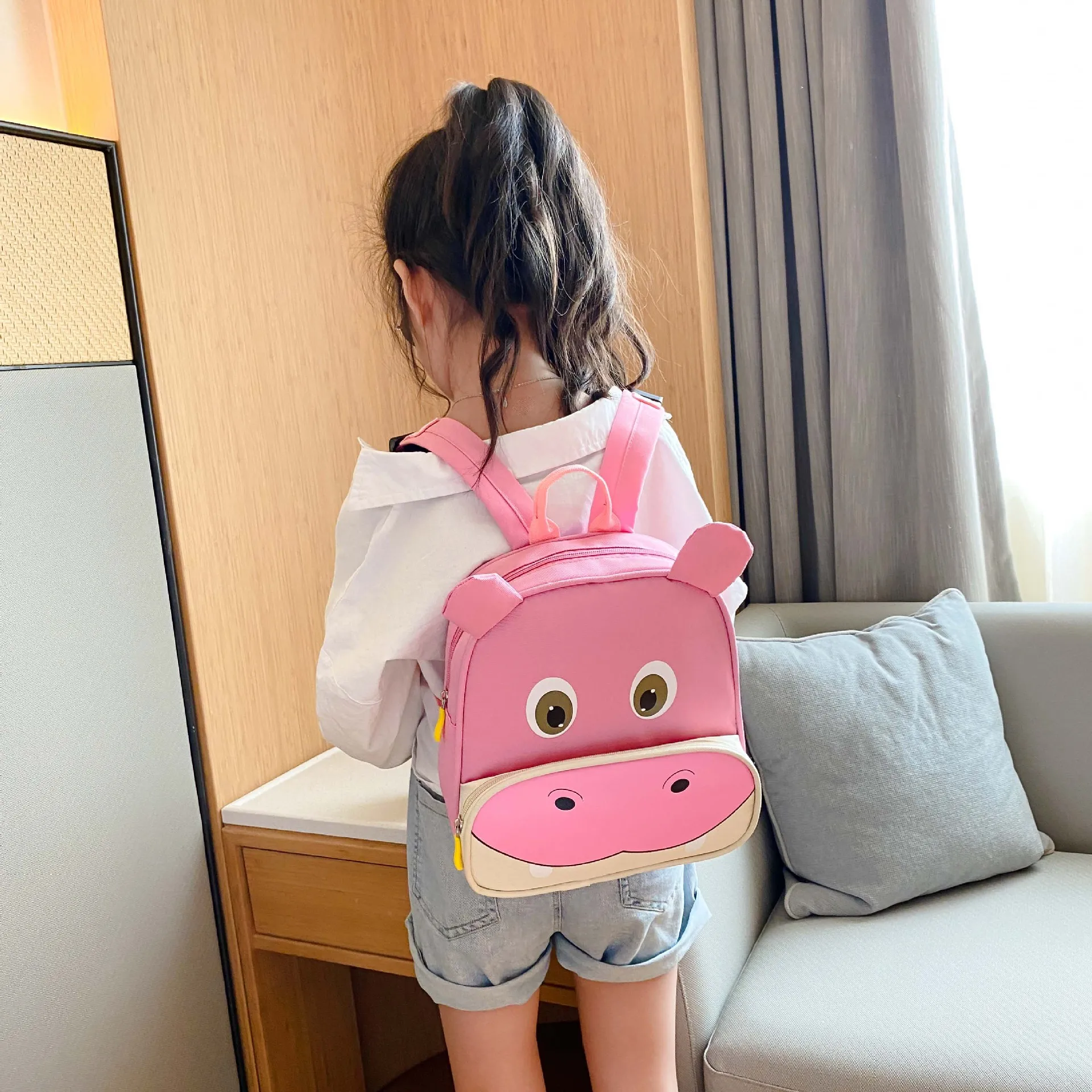 

LXFZQ School Bag Plecak Szkolny ZOO Kids School Bags Backpack School Plecaki Szkolne Kinder Rugzak Michila Escolar Bag Kids