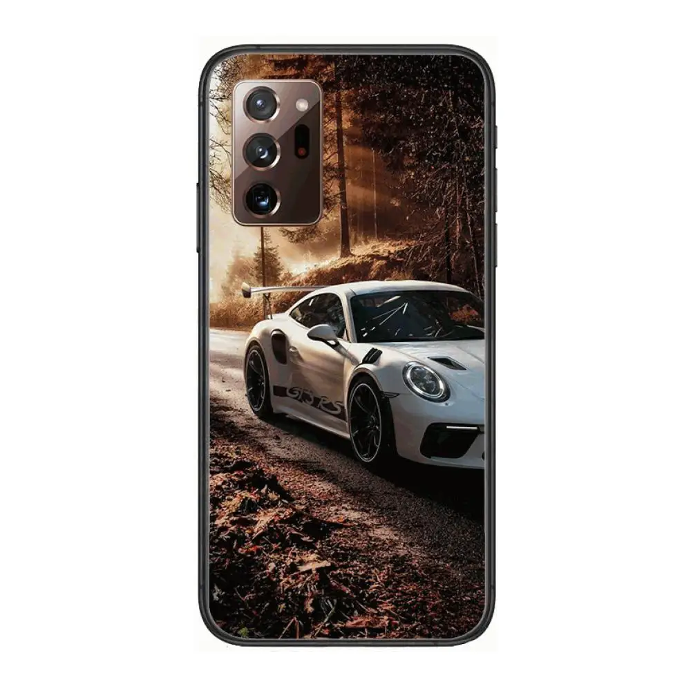 

Mercedes Sports car Phone Case cover hull For SamSung note20 10 9 8 4 pro plus black prime soft bumper Transparent