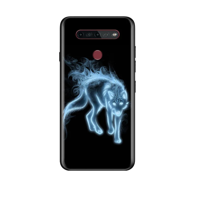 

Animal Wolf Totem For LG G8 V30 V35 V40 V50 V60 Q60 K40S K50S K41S K51S K61 K71 K22 ThinQ 5G Phone Case