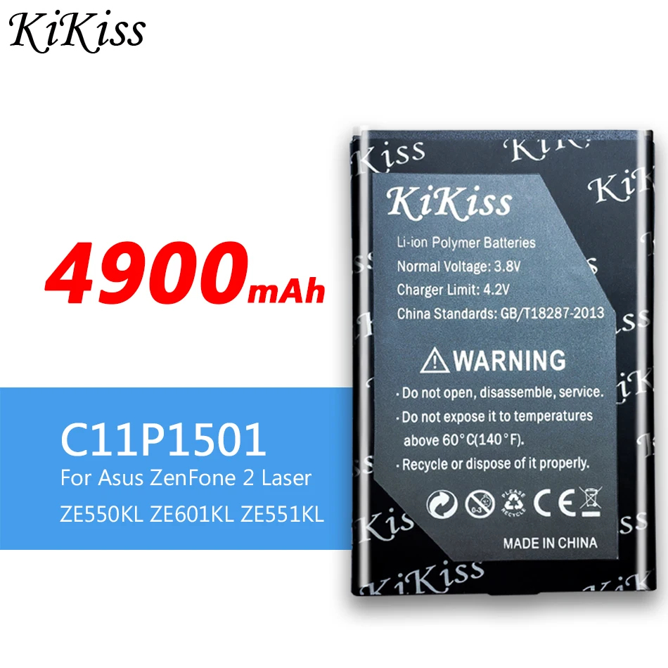 Аккумулятор C11P1501 4900 мАч для ASUS ZenFone2 Laser 5 5/6 zenfone selfie ZE550KL ZE600KL ZE601KL Z00LD Z011D ZD551KL Z00UD