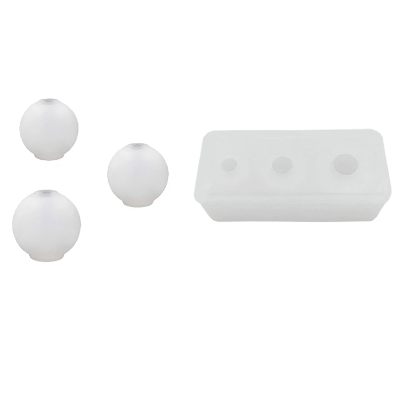 

4PCS Sphere Chaim Ball Resin Mold With Silicone Mold Egg Molds