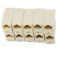 30pcs network ethernet lan cable joiner bilateral 8 pins coupler connector rj45 computer netwoerk connection adapters