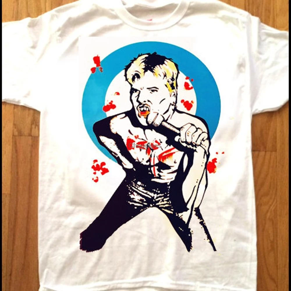 Футболка Darby CrashCustom с принтом от поп-художника Адама Туркеля! The Germs Los Angeles Punk Rock GI