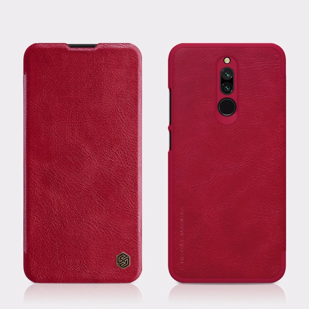 Чехол для xiaomi redmi 8, чехол NILLKIN Qin, винтажный кошелек, флип-чехол, чехол, funda для xiaomi redmi 8, флип-чехол из искусственной кожи чехол