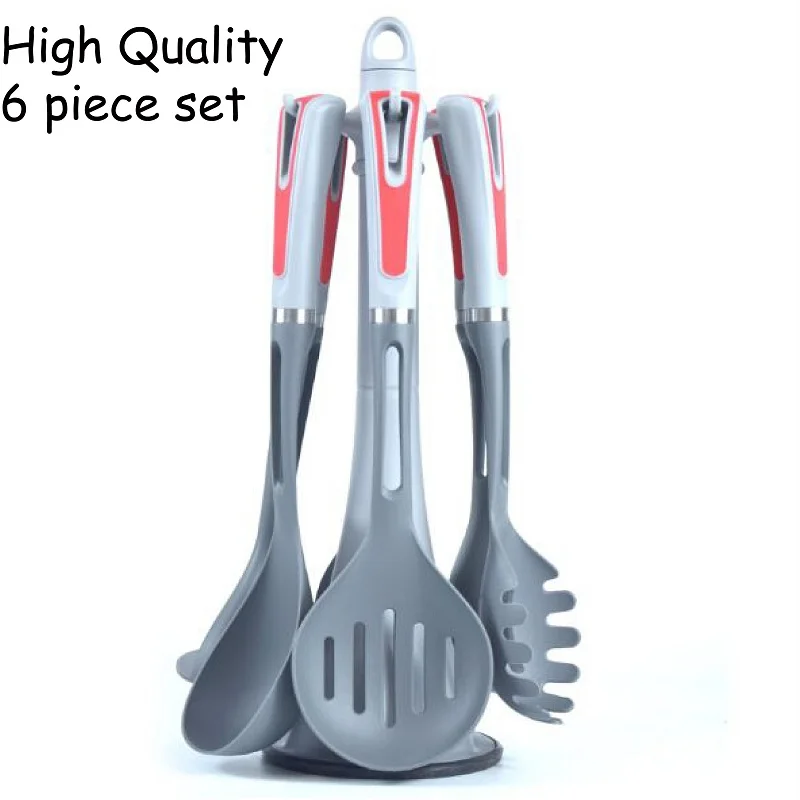 

Kitchenware 6-Piece Set Of High Quality Kitchen Spoon Nylon Non-Deformation Heat-Resistant Cookware Spatula KZ5