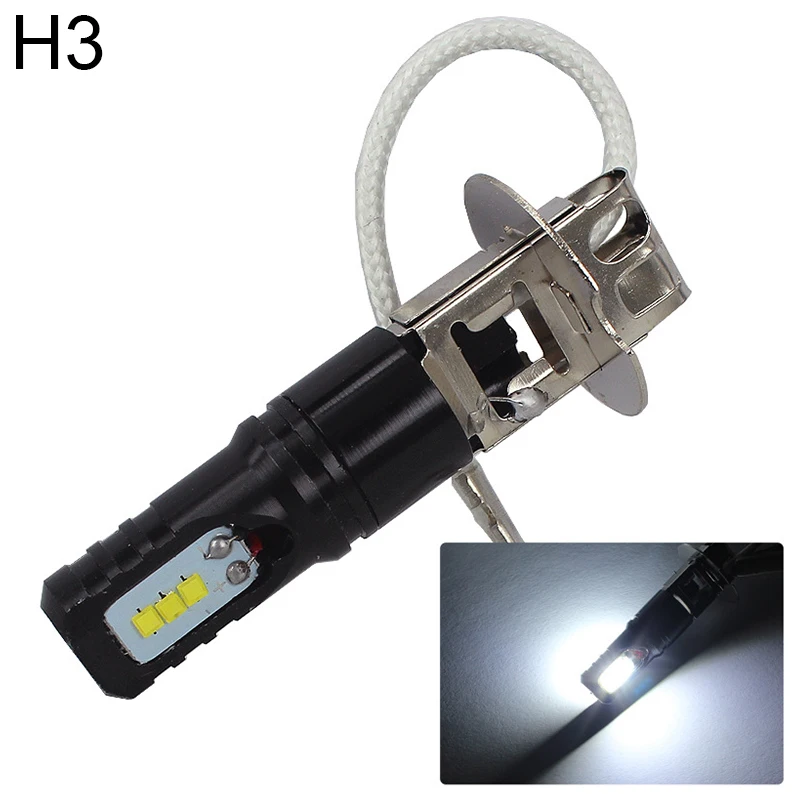 

Car H3 80W CSP 6LED LED H1 80w Front Fog Light Bulbs Auto Led Driving Lamps Car Headlight Car Styling Auto Accessories