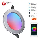 Умный светильник Zigbee, светодиодный потолочный светильник с регулируемой яркостью, 10 Вт