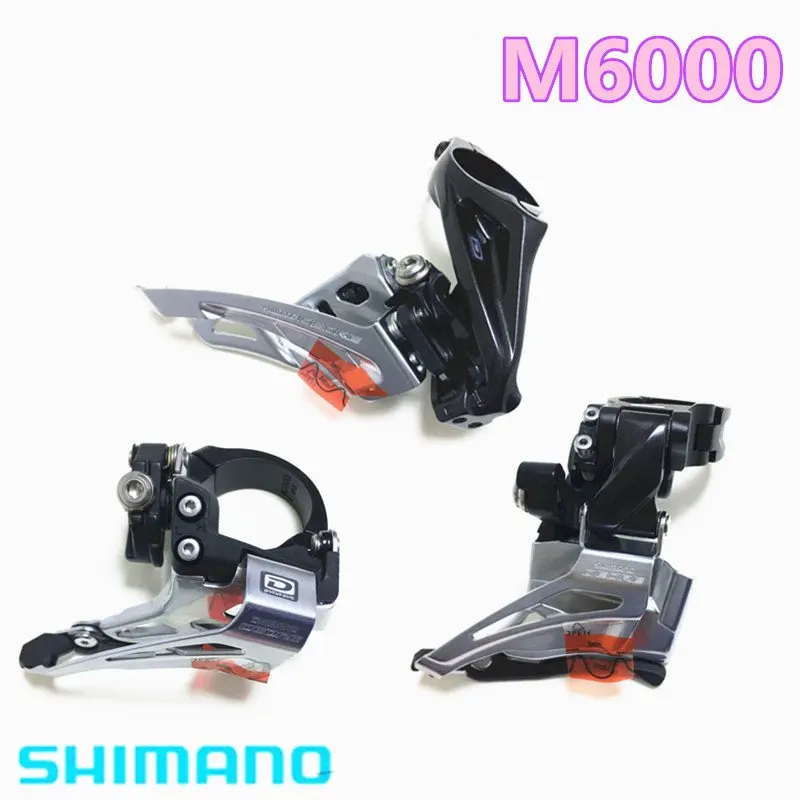 Shimano Deore FD M6000 M6025 10 скоростной велосипедный передний переключатель 20 30s боковой выдвижной поворотный