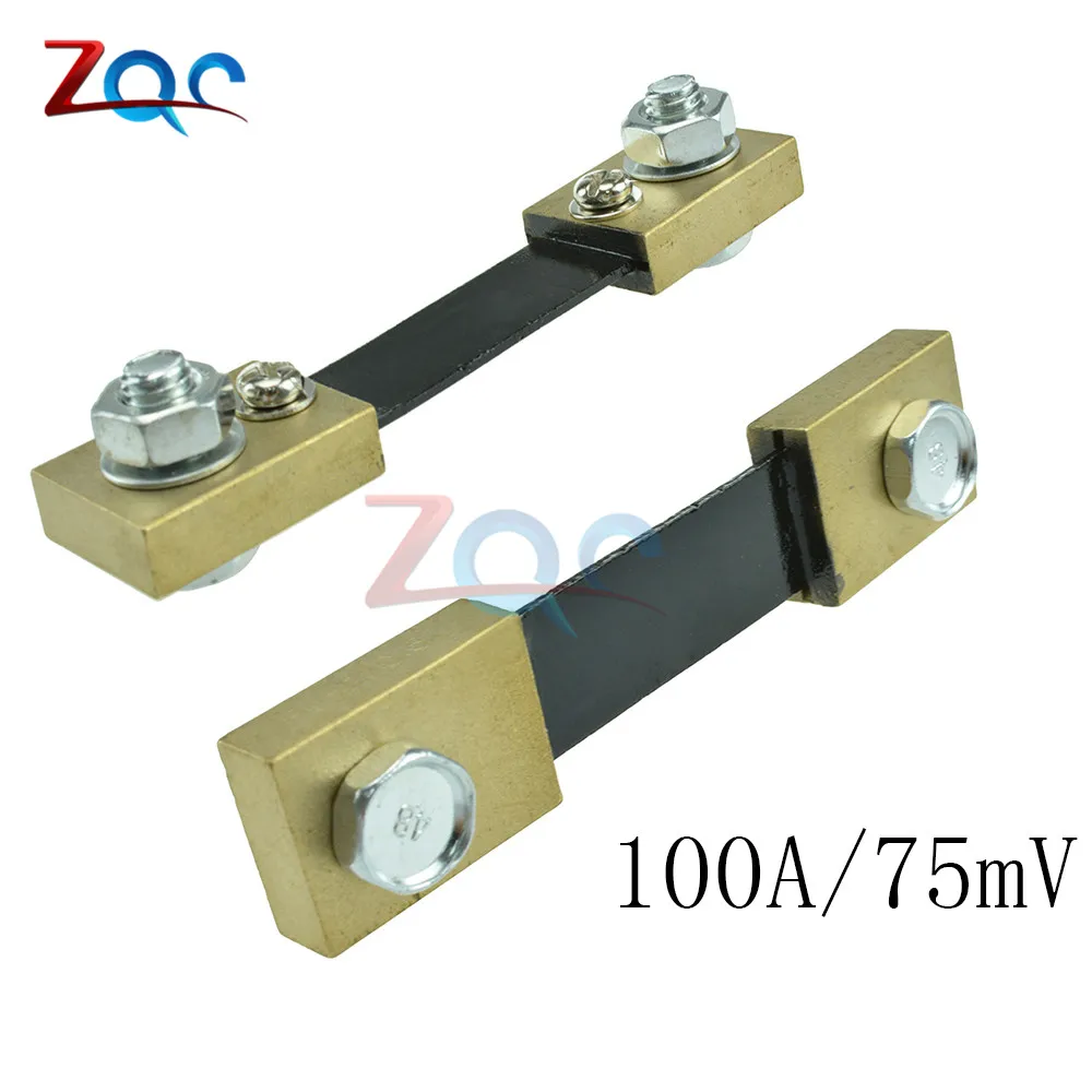 Внешний шунт FL-2 200A 100A 50A 30A 20A 10A/75мв шунтирующий резистор для амперметра