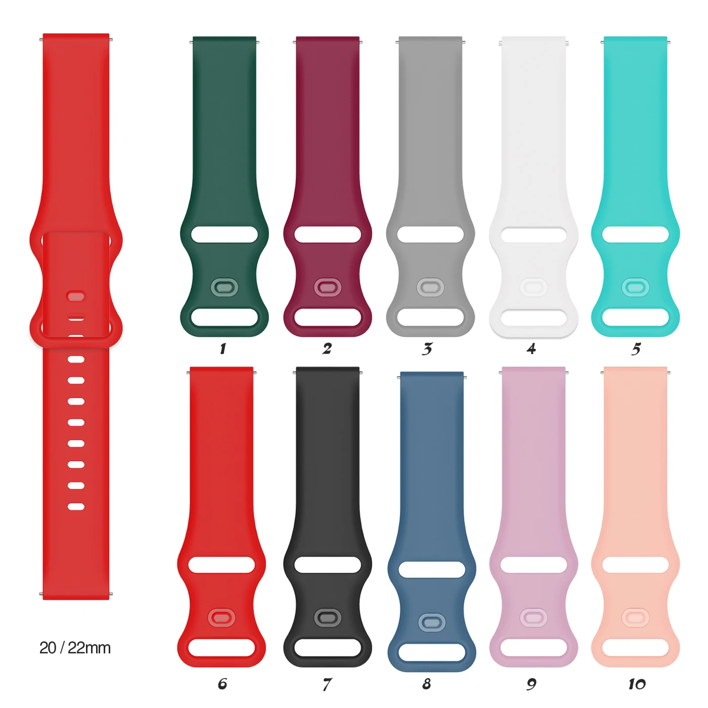 20mm Wrist Strap for huawei Watch gt 2 42mm Bracelet Watchband Honor Magic Amazfit Bip U GTR Accessories | Электроника