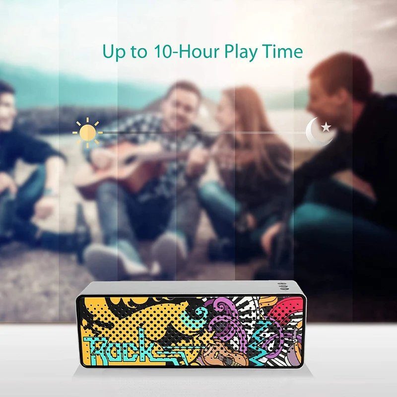 Портативная Bluetooth-Колонка 5 0 стерео TWS Колонка s 10 м Диапазон уличная вечевечерние