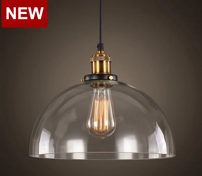 Ganeed винтажные Ретро стеклянные подвесные светильники промышленные Edison кухонные