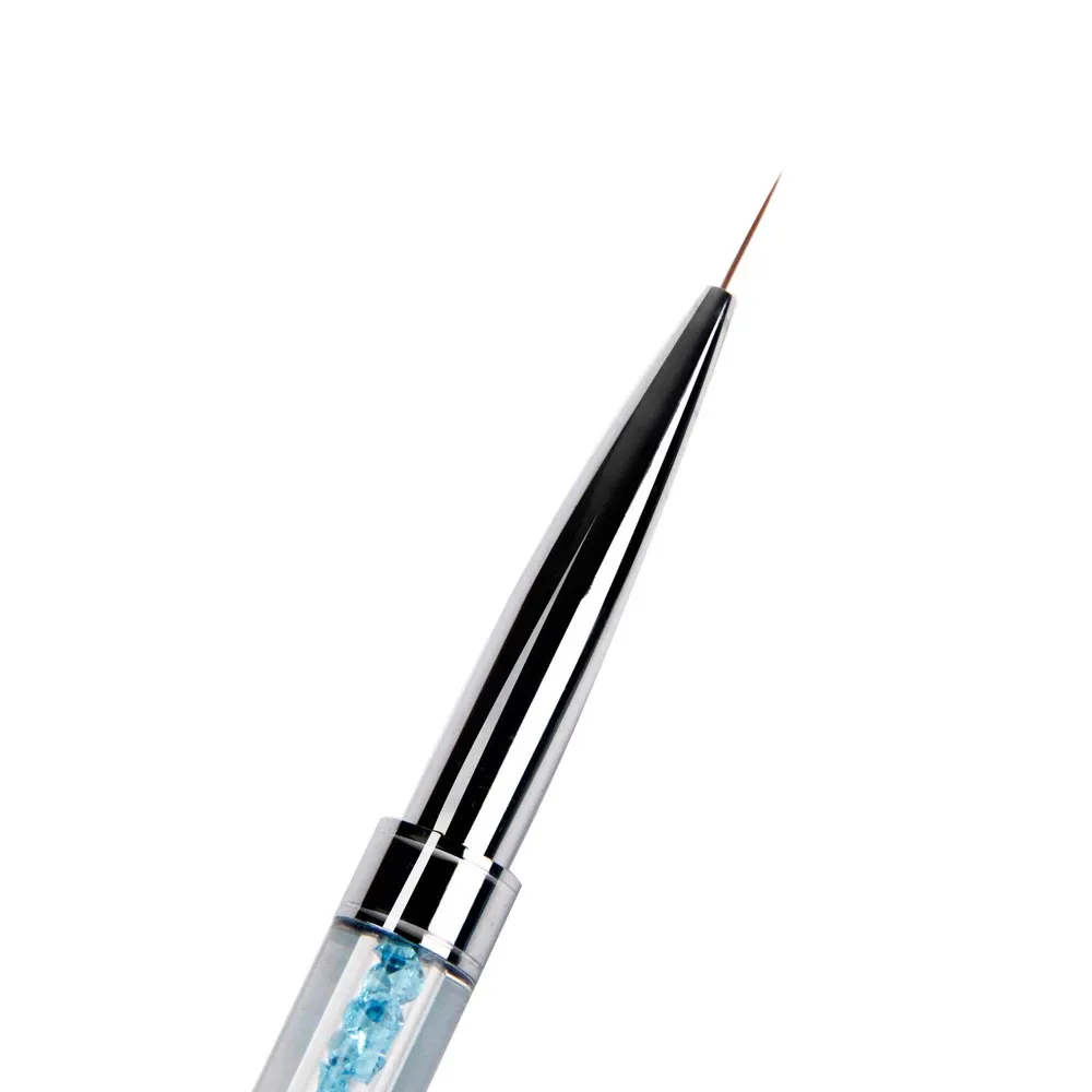 ANGNYA Овальный #4/11 мм с двумя головками украшением в виде кристаллов ручка для