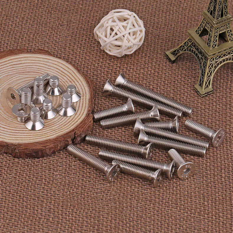 Стандартный DIN7991 Никель-покрытием 10 9-класс потайной головкой с внутренним