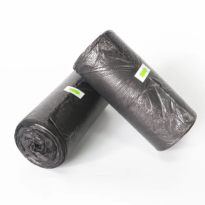 

Garbage Bags Household Portable Thickened Affordable Kitchen Black Flat Type Garbage Bucket Plastic Bags Kitchen Storage 100PCS